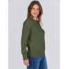 imageANRABESS Sweaters for Women Long Sleeve Lightweight Crewneck Soft Basic Knit Loose Fit Pullover Top 2025 Fall Trendy OutfitsArmy Green