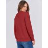imageANRABESS Sweaters for Women Long Sleeve Lightweight Crewneck Soft Basic Knit Loose Fit Pullover Top 2025 Fall Trendy OutfitsBrick Red