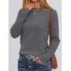 imageANRABESS Sweaters for Women Long Sleeve Lightweight Crewneck Soft Basic Knit Loose Fit Pullover Top 2025 Fall Trendy OutfitsDark Gray