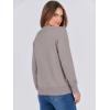 imageANRABESS Sweaters for Women Long Sleeve Lightweight Crewneck Soft Basic Knit Loose Fit Pullover Top 2025 Fall Trendy OutfitsGrey Taupe