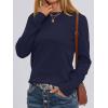 imageANRABESS Sweaters for Women Long Sleeve Lightweight Crewneck Soft Basic Knit Loose Fit Pullover Top 2025 Fall Trendy OutfitsNavy