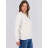 imageANRABESS Sweaters for Women Long Sleeve Lightweight Crewneck Soft Basic Knit Loose Fit Pullover Top 2025 Fall Trendy OutfitsWhite