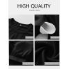 imageANRABESS Women Long Sleeve Shirts Builtin Bra Crewneck Rib Knit Slim Fit Basic Tee Tops 2025 Fall Casual TShirt Base LayerBlack