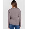 imageANRABESS Womens Cable Knit Sweaters Long Sleeve V Neck Sweater Tops Casual Pullover Polo Shirts 2025 Fall Fashion OutfitsPurple Taupe