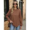 imageANRABESS Womens Long Sleeve Henley Tops Tunic Sweatshirt Loose Slit Casual Button Shirts Pullover 2025 Fall Winter OutfitsCaramel