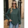 imageANRABESS Womens Long Sleeve Henley Tops Tunic Sweatshirt Loose Slit Casual Button Shirts Pullover 2025 Fall Winter OutfitsDark Green