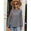imageANRABESS Womens Long Sleeve Henley Tops Tunic Sweatshirt Loose Slit Casual Button Shirts Pullover 2025 Fall Winter OutfitsGrey