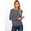 imageANRABESS Womens Long Sleeve Rolled Boat Neck Casual Soft Lightweight Basic Pullover Sweater Top 2025 Fall Shirt Work OutfitsDark Grey