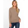 imageANRABESS Womens Long Sleeve Rolled Boat Neck Casual Soft Lightweight Basic Pullover Sweater Top 2025 Fall Shirt Work OutfitsTan