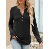 imageANRABESS Womens Long Sleeve Shirts 2025 Fall Henley Business Casual Tops Cute TShirts Work Blouses Outfits Vacation ClothesBlack