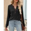 imageANRABESS Womens Long Sleeve Shirts 2025 Fall Henley Business Casual Tops Cute TShirts Work Blouses Outfits Vacation ClothesBlack