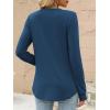 imageANRABESS Womens Long Sleeve Shirts 2025 Fall Henley Business Casual Tops Cute TShirts Work Blouses Outfits Vacation ClothesDark Blue