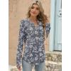 imageANRABESS Womens Long Sleeve Shirts 2025 Fall Henley Business Casual Tops Cute TShirts Work Blouses Outfits Vacation ClothesGrey White Floral