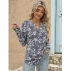 imageANRABESS Womens Long Sleeve Shirts 2025 Fall Henley Business Casual Tops Cute TShirts Work Blouses Outfits Vacation ClothesGrey White Floral