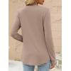 imageANRABESS Womens Long Sleeve Shirts 2025 Fall Henley Business Casual Tops Cute TShirts Work Blouses Outfits Vacation ClothesLight Brown