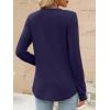 imageANRABESS Womens Long Sleeve Shirts 2025 Fall Henley Business Casual Tops Cute TShirts Work Blouses Outfits Vacation ClothesNavy Blue