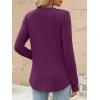 imageANRABESS Womens Long Sleeve Shirts 2025 Fall Henley Business Casual Tops Cute TShirts Work Blouses Outfits Vacation ClothesPurple