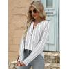 imageANRABESS Womens Long Sleeve Shirts 2025 Fall Henley Business Casual Tops Cute TShirts Work Blouses Outfits Vacation ClothesWhite Grey Strip