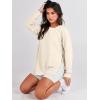 imageANRABESS Womens Oversized Sweatshirts Crewneck Long Sleeve Tunic Pullover Shirts Side Zipper Hoodies 2025 Fall ClothesApricot