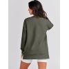 imageANRABESS Womens Oversized Sweatshirts Crewneck Long Sleeve Tunic Pullover Shirts Side Zipper Hoodies 2025 Fall ClothesArmy Green