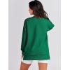 imageANRABESS Womens Oversized Sweatshirts Crewneck Long Sleeve Tunic Pullover Shirts Side Zipper Hoodies 2025 Fall ClothesGreen
