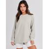 imageANRABESS Womens Oversized Sweatshirts Crewneck Long Sleeve Tunic Pullover Shirts Side Zipper Hoodies 2025 Fall ClothesGrey Apricot