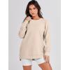 imageANRABESS Womens Oversized Sweatshirts Crewneck Long Sleeve Tunic Pullover Shirts Side Zipper Hoodies 2025 Fall ClothesLight Almond