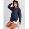 imageANRABESS Womens Oversized Sweatshirts Crewneck Long Sleeve Tunic Pullover Shirts Side Zipper Hoodies 2025 Fall ClothesNavy Blue