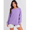imageANRABESS Womens Oversized Sweatshirts Crewneck Long Sleeve Tunic Pullover Shirts Side Zipper Hoodies 2025 Fall ClothesPurple