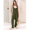 imageANRABESS Jumpsuits for Women Casual Summer Overalls Sleeveless Spaghetti Strap Romper Jumpers Trendy Beach Vacation OutfitsArmy Green