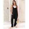 imageANRABESS Jumpsuits for Women Casual Summer Overalls Sleeveless Spaghetti Strap Romper Jumpers Trendy Beach Vacation OutfitsBlack