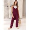 imageANRABESS Jumpsuits for Women Casual Summer Overalls Sleeveless Spaghetti Strap Romper Jumpers Trendy Beach Vacation OutfitsBurgundy