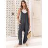imageANRABESS Jumpsuits for Women Casual Summer Overalls Sleeveless Spaghetti Strap Romper Jumpers Trendy Beach Vacation OutfitsDeep Gray