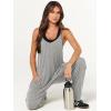 imageANRABESS Jumpsuits for Women Casual Summer Overalls Sleeveless Spaghetti Strap Romper Jumpers Trendy Beach Vacation OutfitsGray