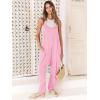 imageANRABESS Jumpsuits for Women Casual Summer Overalls Sleeveless Spaghetti Strap Romper Jumpers Trendy Beach Vacation OutfitsLight Pink