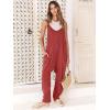 imageANRABESS Jumpsuits for Women Casual Summer Overalls Sleeveless Spaghetti Strap Romper Jumpers Trendy Beach Vacation OutfitsOrange Rust