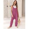 imageANRABESS Jumpsuits for Women Casual Summer Overalls Sleeveless Spaghetti Strap Romper Jumpers Trendy Beach Vacation OutfitsPink