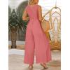 imageANRABESS Jumpsuits for Women Summer Dressy Casual Linen Romper Sleeveless V Neck High Waist Wide Leg Beach Vacation OutfitsPeach