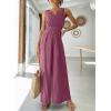 imageANRABESS Jumpsuits for Women Summer Dressy Casual Linen Romper Sleeveless V Neck High Waist Wide Leg Beach Vacation OutfitsRose