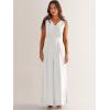 imageANRABESS Jumpsuits for Women Summer Dressy Casual Linen Romper Sleeveless V Neck High Waist Wide Leg Beach Vacation OutfitsWhite
