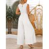 imageANRABESS Jumpsuits for Women Summer Dressy Casual Linen Romper Sleeveless V Neck High Waist Wide Leg Beach Vacation OutfitsWhite