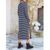 imageANRABESS Long Sleeve Midi Dresses for Women Fall Fashion Casual Vacation Crewneck Loose Split Striped Long Tshirts DressBlue White Stripe