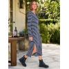imageANRABESS Long Sleeve Midi Dresses for Women Fall Fashion Casual Vacation Crewneck Loose Split Striped Long Tshirts DressBlue White Stripe