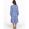 imageANRABESS Long Sleeve Midi Dresses for Women V Neck 2025 Fall Fashion Casual Loose Fit Flowy Swing Tiered Vacation Boho DressFloral Blue