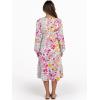 imageANRABESS Long Sleeve Midi Dresses for Women V Neck 2025 Fall Fashion Casual Loose Fit Flowy Swing Tiered Vacation Boho DressMulticolour Floral