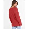 imageANRABESS Long Sleeve Shirts for Women V Neck Casual Fall Tops Loose Fit Lightweight Sweaters Tunic Fashion 2025 ClothesBright Red