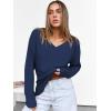 imageANRABESS Long Sleeve Shirts for Women V Neck Casual Fall Tops Loose Fit Lightweight Sweaters Tunic Fashion 2025 ClothesDeep Blue