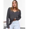 imageANRABESS Long Sleeve Shirts for Women V Neck Casual Fall Tops Loose Fit Lightweight Sweaters Tunic Fashion 2025 ClothesDeep Grey