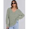 imageANRABESS Long Sleeve Shirts for Women V Neck Casual Fall Tops Loose Fit Lightweight Sweaters Tunic Fashion 2025 ClothesLight Green