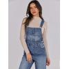 imageANRABESS Overalls for Women Loose Fit Denim Overalls Adjustable Strap Jean Jumpsuit Bib Romper 2025 Fall Casual Work OutfitsA Washed Blue